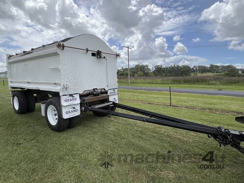 Taipan Steel Tipping Dog Trailer.   One owner Ex Council Tipper Trailer.