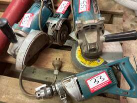 Makita Electric Angle Grinders -Quantity.OF3 and Makita Drill -Not Tested - picture0' - Click to enlarge