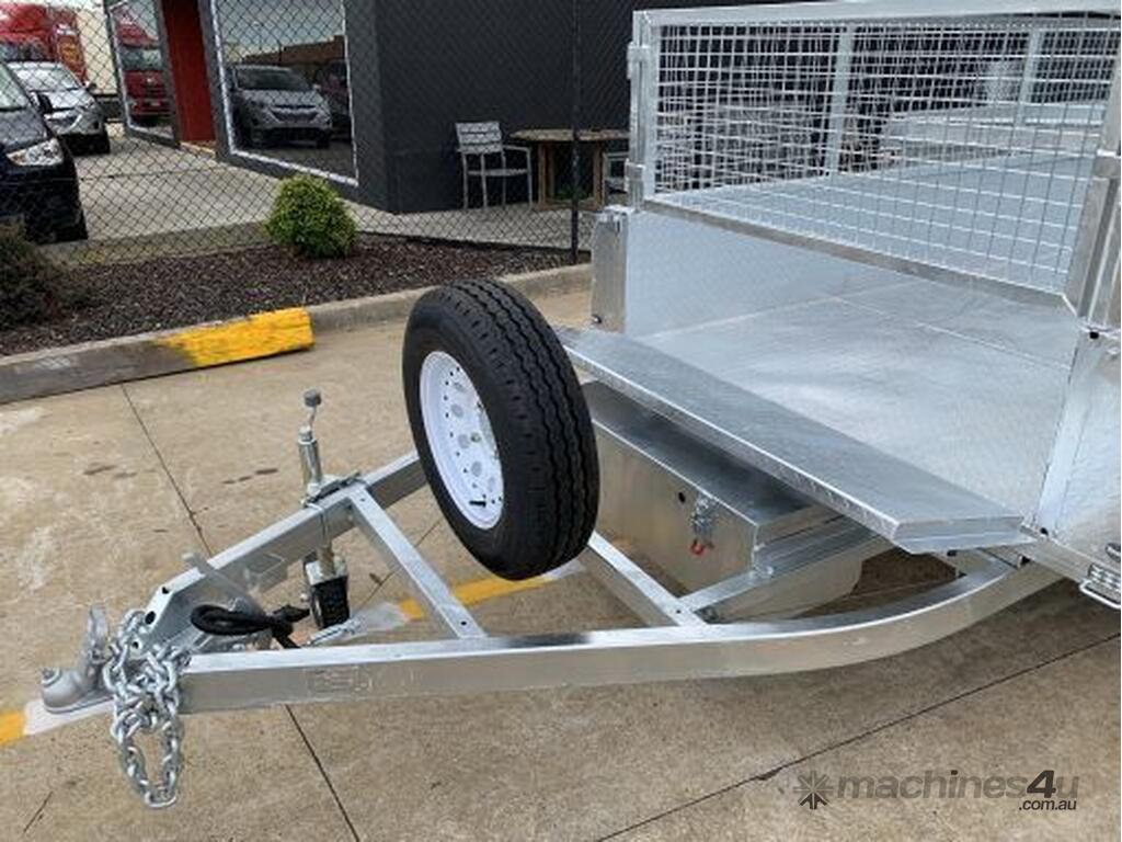 Buy New big man 10x5 Hydraulic Tipper Trailer 3500KG One Piece Chassis