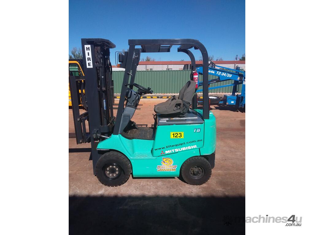 Used 2009 Mitsubishi Lift Equipt Mitsubishi 1 8t Electric Forklift