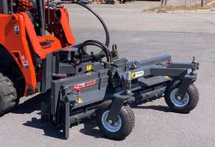 FINER HYDRAULICS - Skid Steer Rotary Power Grader/Power Rake - Hydraulic Angle & Tilt (On the Fly)