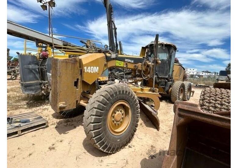 caption 2009 Caterpillar 140M Motor Grader - Ideal for Roadwork & Earthmoving, 22,680 Hours!