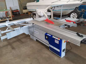 Used Aaron 2600mm Single Phase Heavy-Duty  Sliding Table Saw | 5HP, 3.75kW Panel Saw | MJ-26KB - picture0' - Click to enlarge