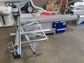 Used Aaron 2600mm Single Phase Heavy-Duty  Sliding Table Saw | 5HP, 3.75kW Panel Saw | MJ-26KB - picture0' - Click to enlarge