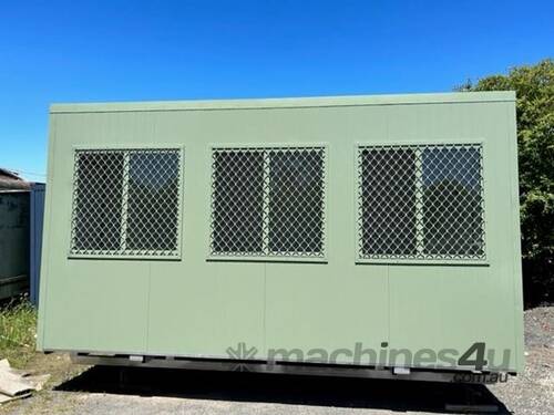 caption Auzbilt Control Room Portable Offices: 4.8m x 3m, For Sale
