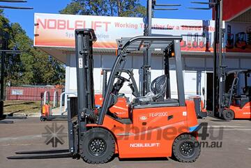 2T 4 Wheel Counterbalance Electric Forklift - Ideal for Limited Space Operation