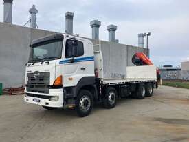 2005 Hino FY 700 Flatbed Crane Truck - picture1' - Click to enlarge