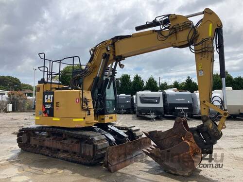 2017 Caterpillar 315FLCR Excavator (Steel Track With Rubber Inserts)