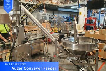 Flamingo Auger Conveyor Feeder 2600 Discharge (Easy to Clean Design)