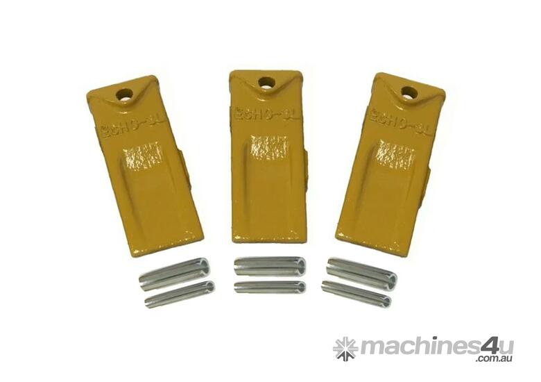 caption ECH 0-3L Tip Long Sharp Chisel Tooth & Pin