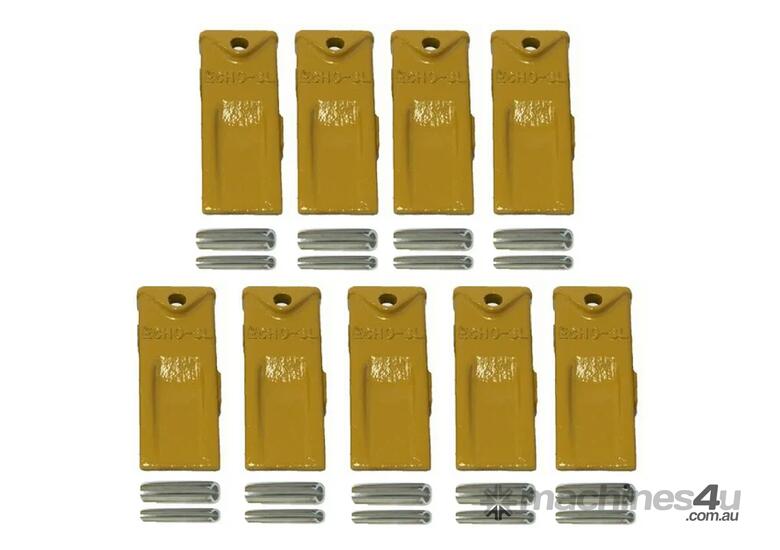 caption ECH 0-3L Tip Long Sharp Chisel Tooth & Pin