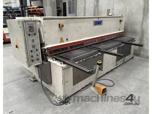 Used Ermaksan Guillotine Shear 3100 mm x 6.0 mm