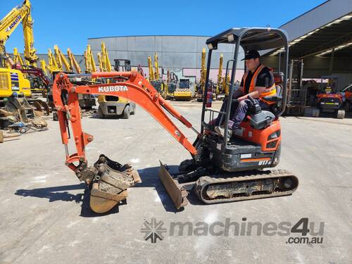 caption 2020 KUBOTA U17-3 1.7T EXCAVATOR WITH HITCH, BUCKETS AND 1278 HOURS