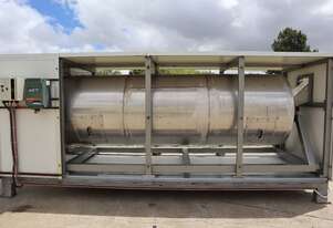 Industrial Stainless Steel Large Drum Tumbler Dryer - 4000L - Orbis