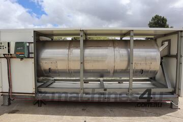 Industrial Stainless Steel Large Drum Tumbler Washer - 4000L - Orbis