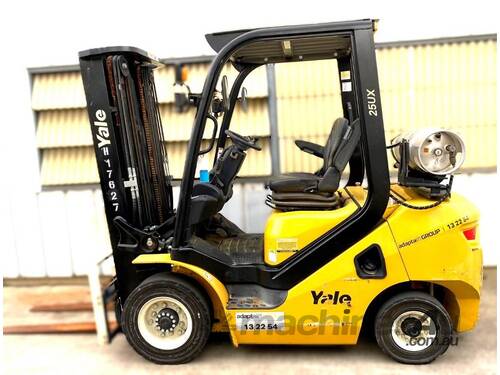 caption Used Yale GLP25UX IC Counterbalance Forklift