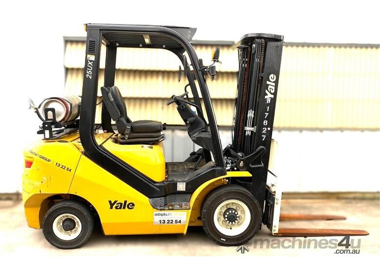 caption Used Yale GLP25UX IC Counterbalance Forklift