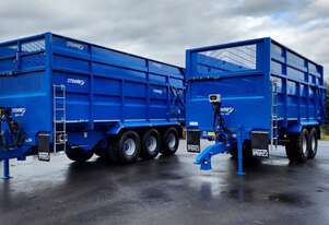 GX-18-23 40 M3 SILAGE TRAILER - HEAVY DUTY AGRICULTURAL TRAILER FOR TRANSPORTING SILAGE