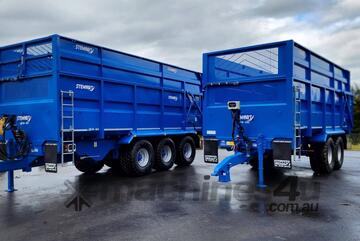 GX-18-23 40 M3 SILAGE TRAILER - HEAVY DUTY AGRICULTURAL TRAILER FOR TRANSPORTING SILAGE