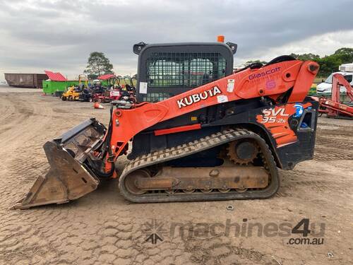 caption Kubota SVL95-2S Skid Steer (Rubber Tracked)