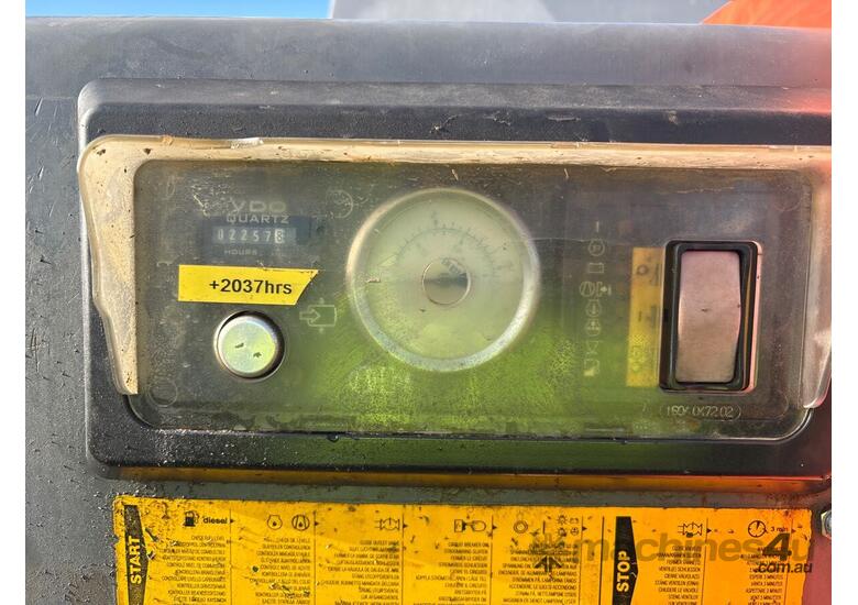 caption 2012 Atlas Copco XAS 375 Trailer Mounted Air Compressor