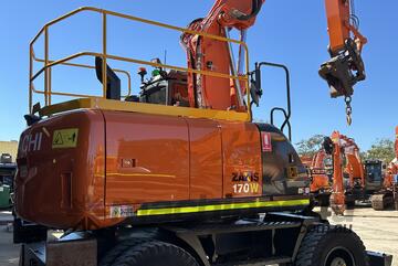 2018 Hitachi ZX170W-5B Wheeled Excavator