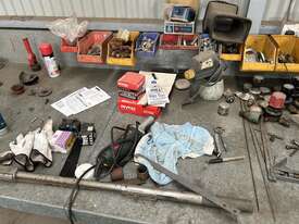 Contents Of Steel Frame Workbench W  Vice - picture1' - Click to enlarge