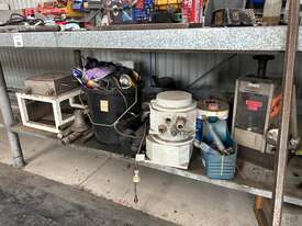 Contents Of Steel Frame Workbench W  Vice - picture2' - Click to enlarge