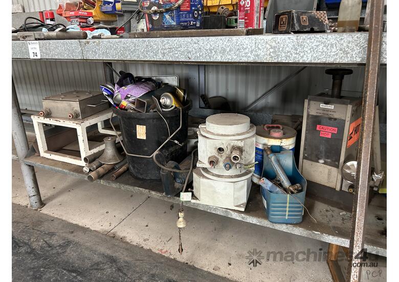 caption Contents Of Steel Frame Workbench W Vice