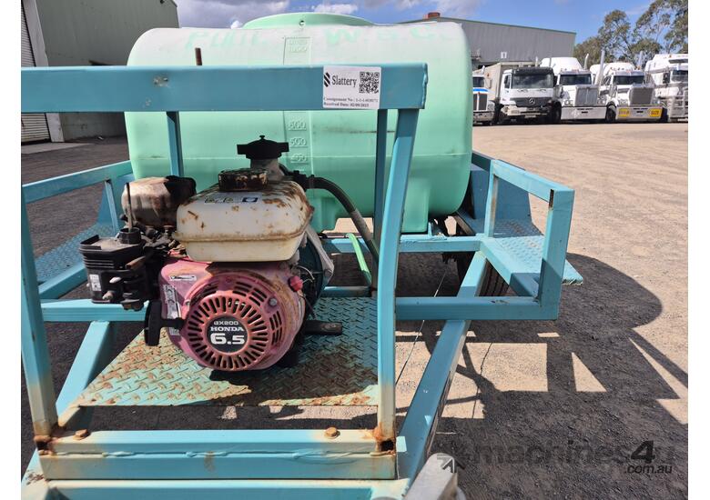 caption 2007 Homemade 1000L Water Cart Trailer (Ex-Council)