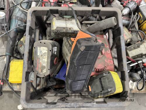 caption Contingency for Battery Operated Corded and Pneumatic Power Tools