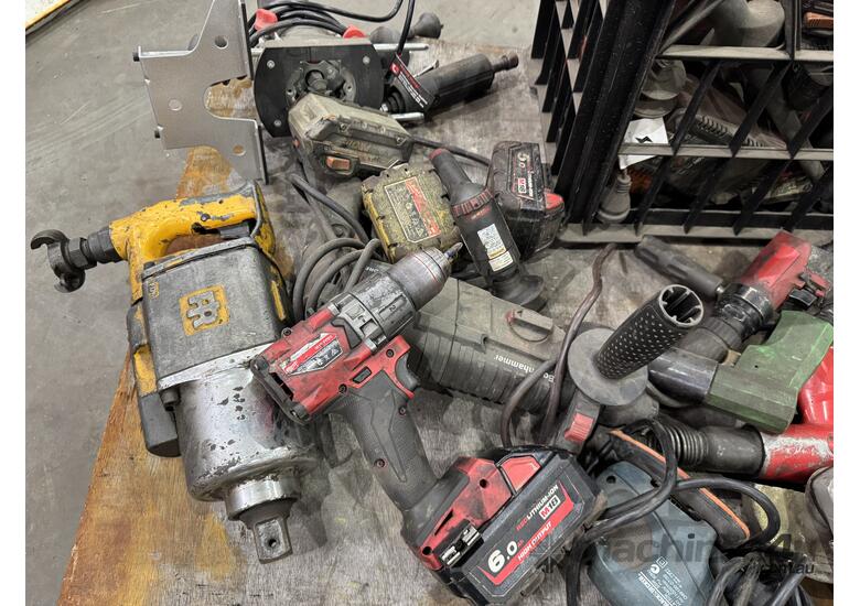 caption Contingency for Battery Operated Corded and Pneumatic Power Tools