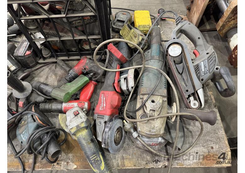 caption Contingency for Battery Operated Corded and Pneumatic Power Tools