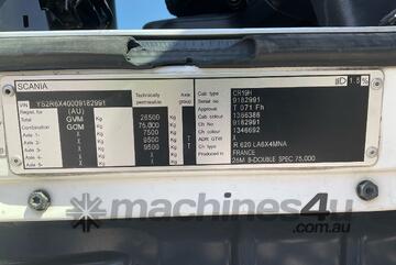 2014 Scania R620 Prime Mover Sleeper Cab