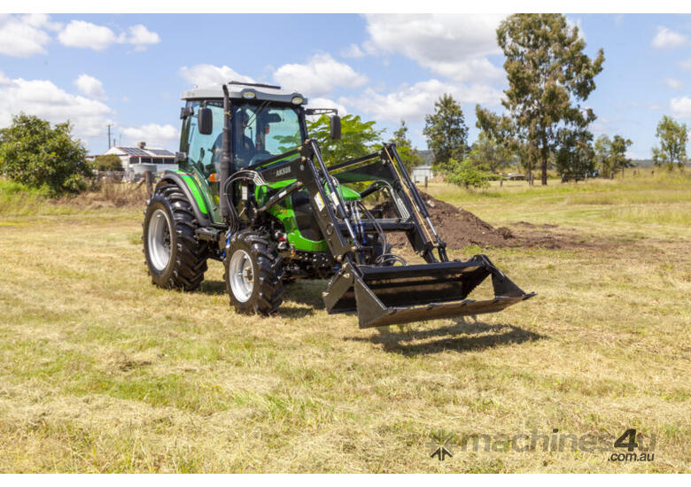 AgKing - 70HP Tractor A/C Cabin 4WD AK704 with FEL & 4in1 Bucket