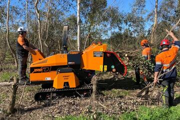   2022 model Forst XR8D - 8-inch Tracked Wood Chipper