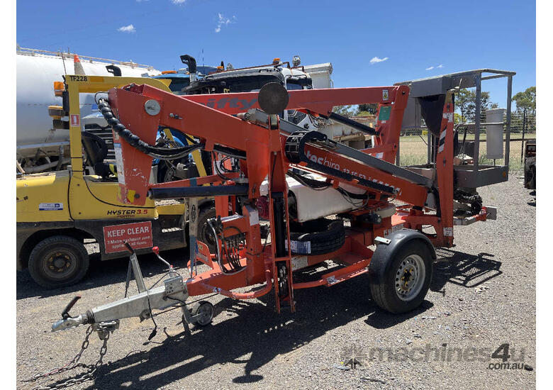 2015 Nifty 120TPE Trailer Mounted Boom Lift