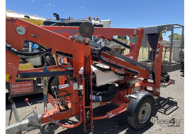 2015 Nifty 120TPE Trailer Mounted Boom Lift