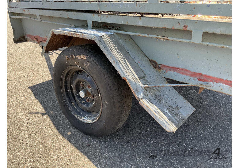 1991 John Papas Trailers JPT Single Axle Box Trailer