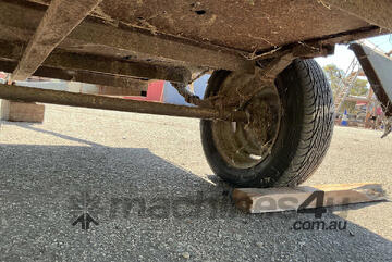 1991 John Papas Trailers JPT Single Axle Box Trailer