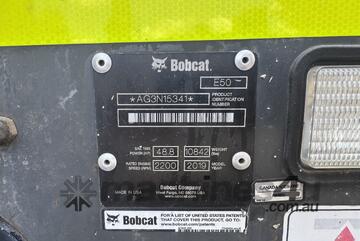 2019 Bobcat E50 Rubber Tracked Excavator