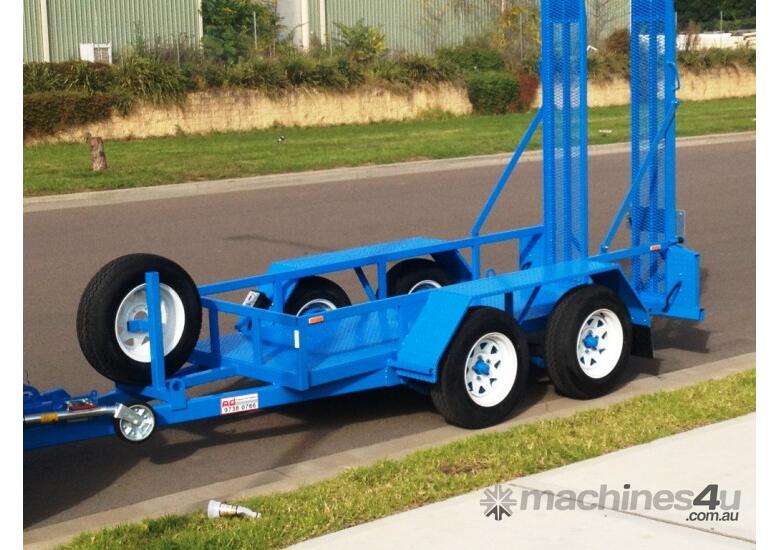 caption Genie GS2032 Electric Scissor Lift and Trailer