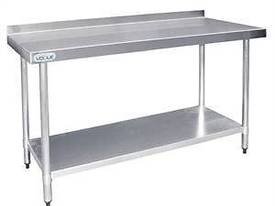 Stainless Steel Prep Table with Splashback - T383  - picture0' - Click to enlarge