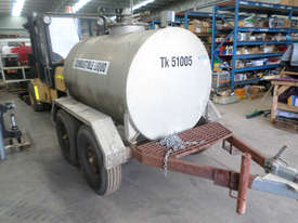 2 AXLE TRAILER MOUNTED ALUMINIUM DIESEL TANK #G   - picture0' - Click to enlarge