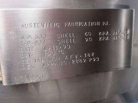 Stainless Steel Jacketed Tank - Capacity 10,000Lt. - picture2' - Click to enlarge