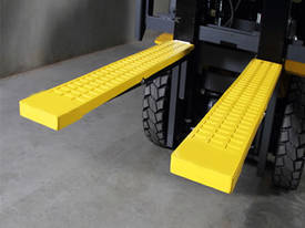 new or unknown rubber forklift tyne grip covers 100 x 1220mm