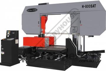 Semi Automatic Double Column Heavy Duty Metal Cutting Band Saw H-800SAT 800 x 800mm (W x H) Square