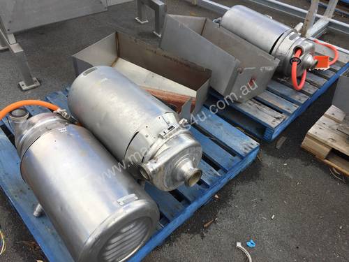 Various APV Puma Pumps suitable for Dairy, Brewery, Pharmaceutical and Food Industries