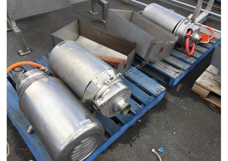 caption Various APV Puma Pumps suitable for Dairy, Brewery, Pharmaceutical and Food Industries