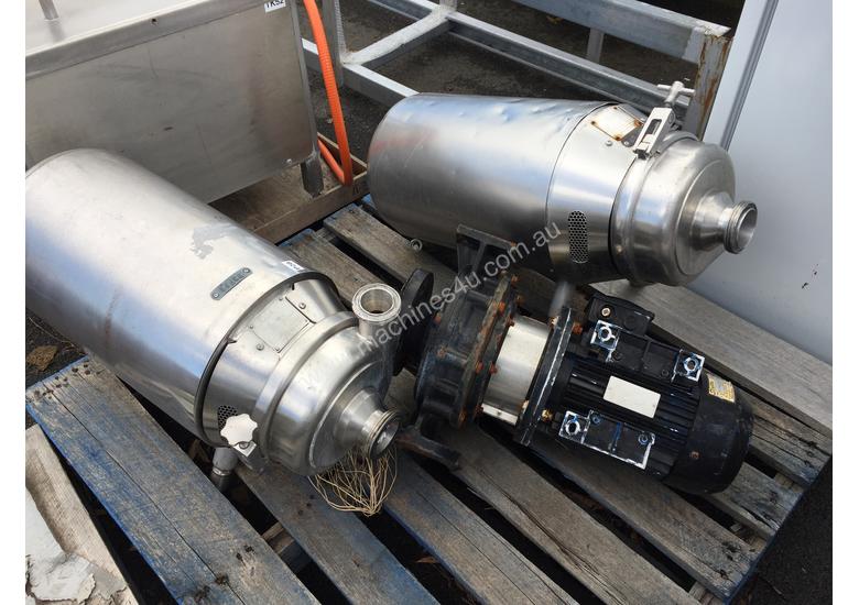 caption Various APV Puma Pumps suitable for Dairy, Brewery, Pharmaceutical and Food Industries